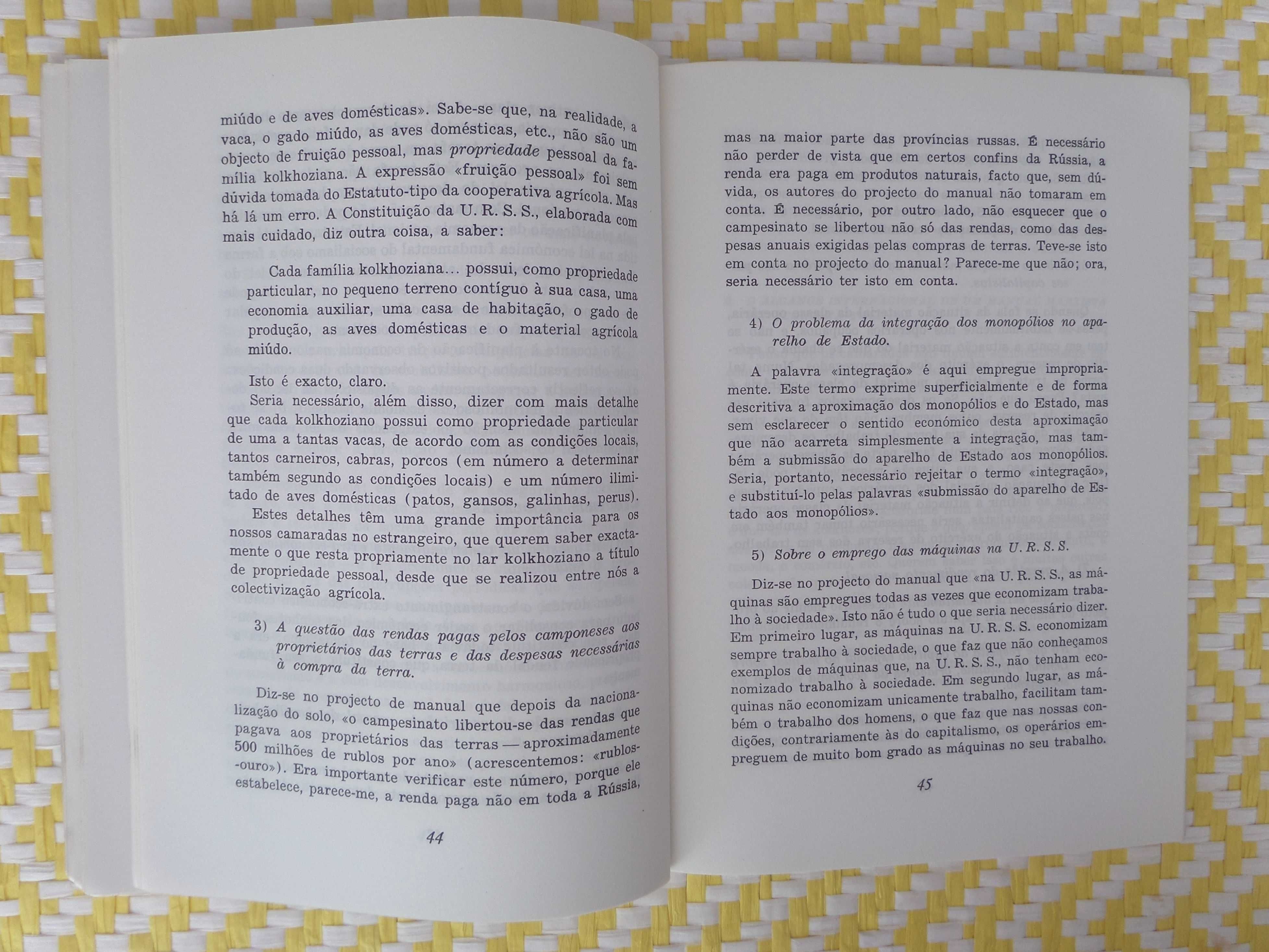 Problemas económicos do socialismo na URSS
José Estaline