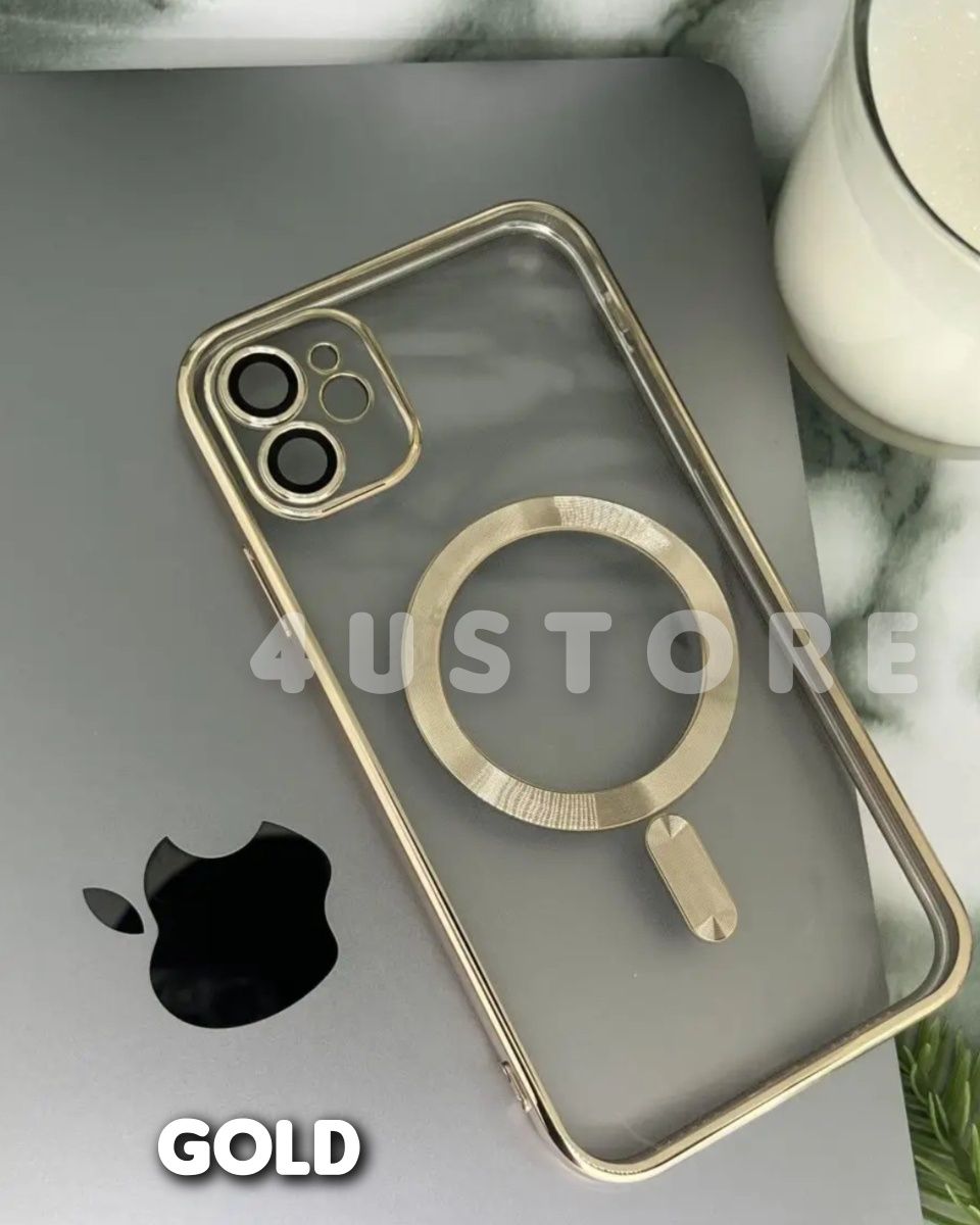 Чехол Chrome Magsafe на iPhone 11 Pro Max с линзами чохол з лінзами