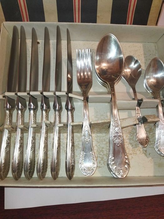 Komplet Platerowanych sztućców Hefra