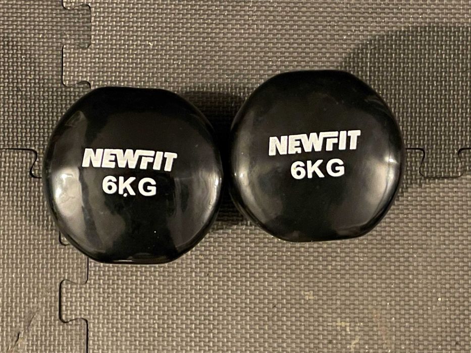 Halteres revestidos a Vinyl 6Kgs