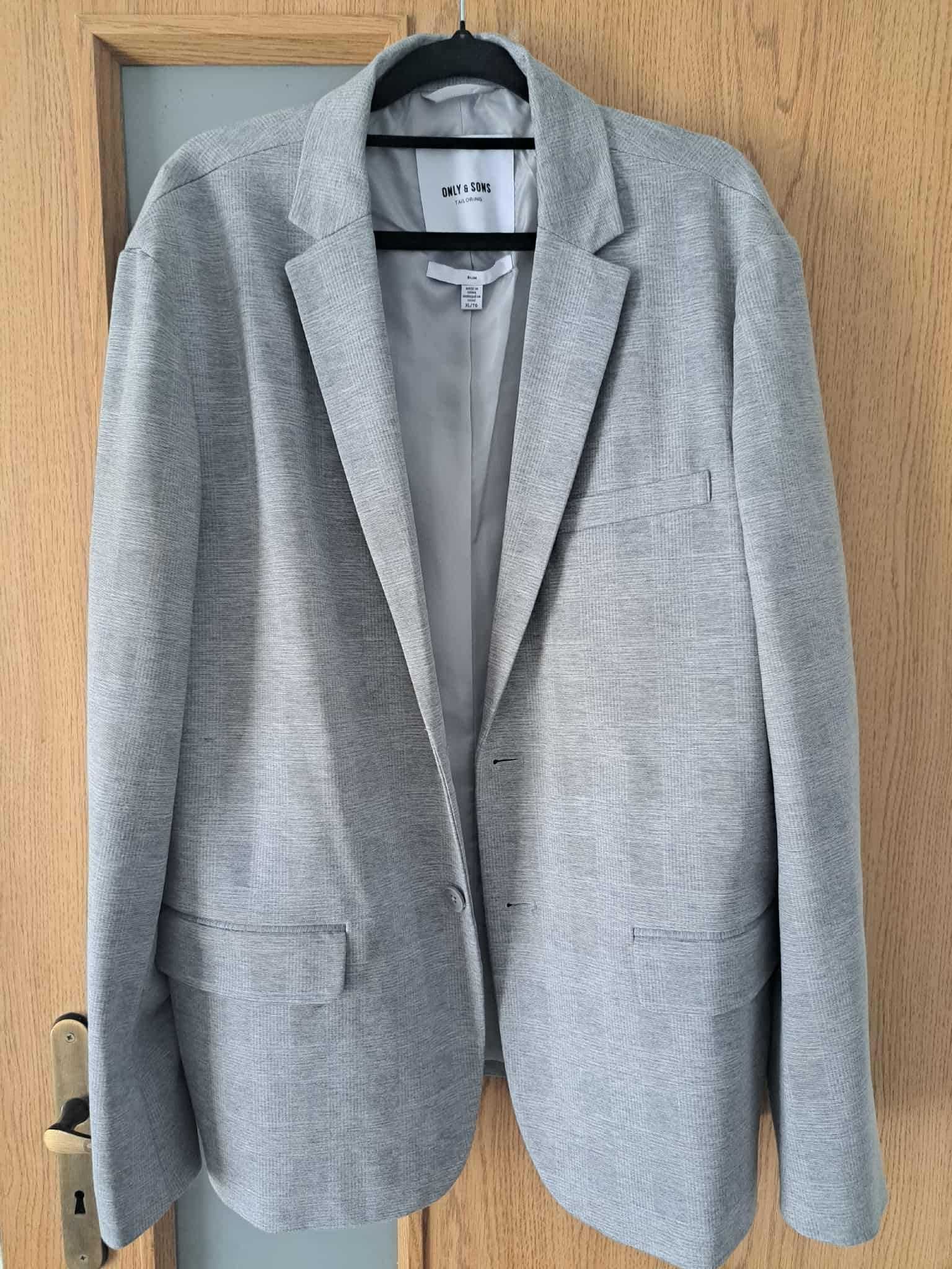 Garnitur męski Only & Sons – szary, rozmiar XL