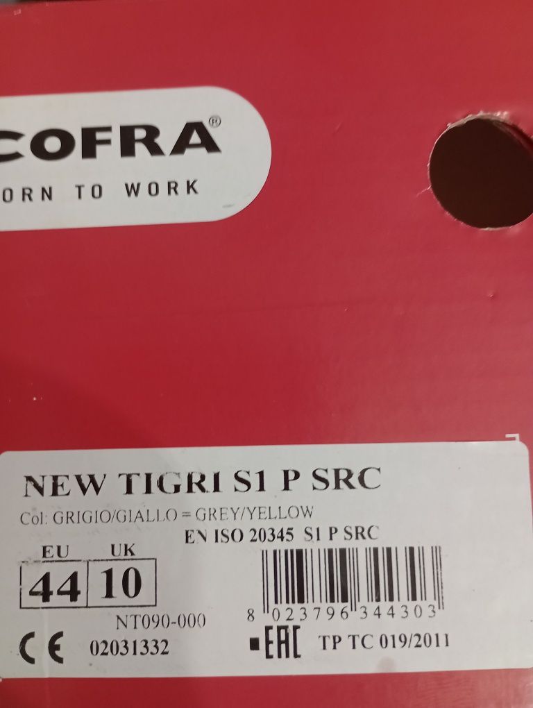 Buty robocze COFRA 44 NOWE