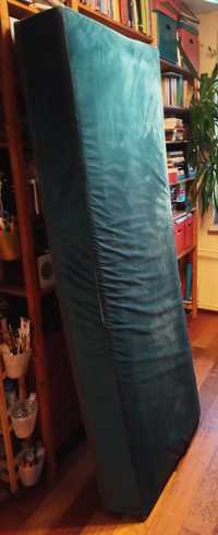 Materac na łóżko 80×200 cm, wys. 20 cm + pokrowiec welurowy