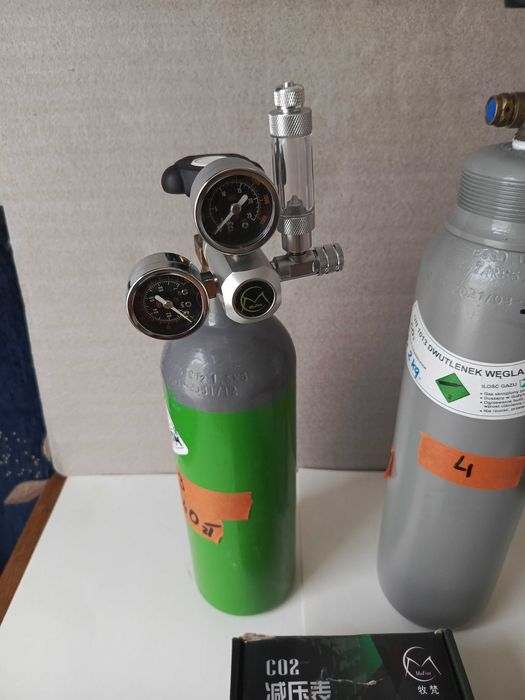 Zestaw CO2 butla  i reduktor CO2
