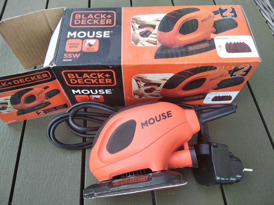 Szlifierka oscylacyjna Black+Decker Mouse 55W BEW230