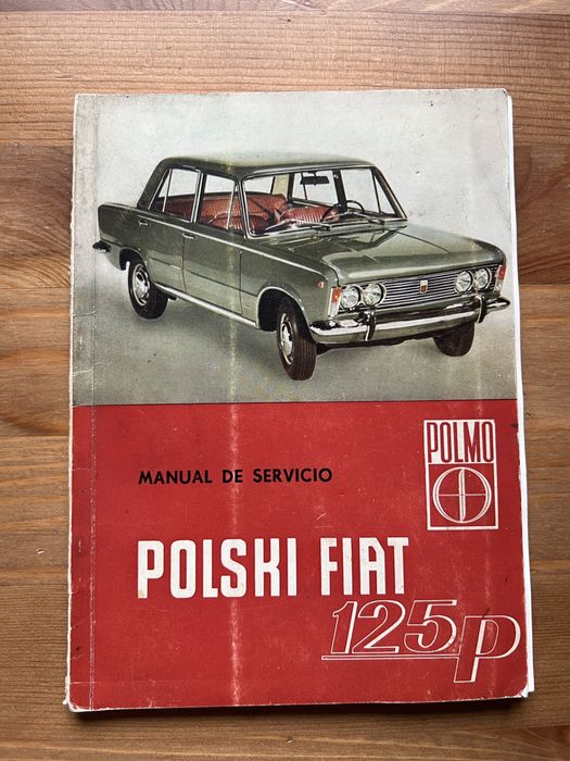 Prospekty Polski Fiat 125p instrukcja Duży Fiat