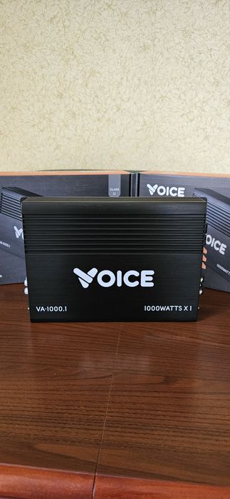 1-канальний підсилювач Voice VA-1000.1/моноблок/для сабвуфера/Автозвук