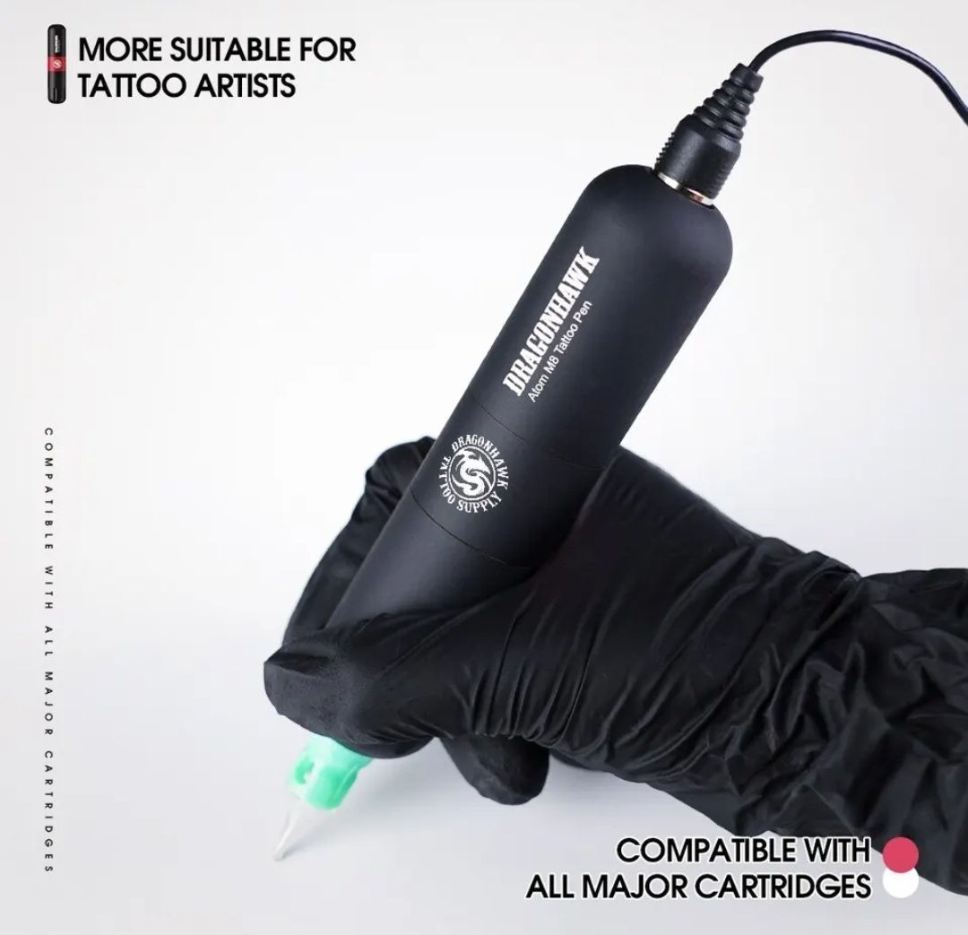 Máquina tatuagem Premium Dragonhawk Atom M8