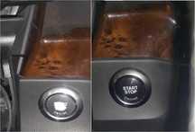 PRZYCISK START STOP BMW e90 e87 e60 x3 X5 Naklejka