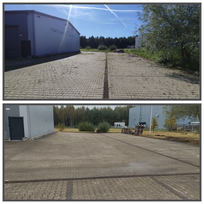 Zamiatarka Czyszczanie, oczyszczanie, zamiatanie kostki, placu, drogi.