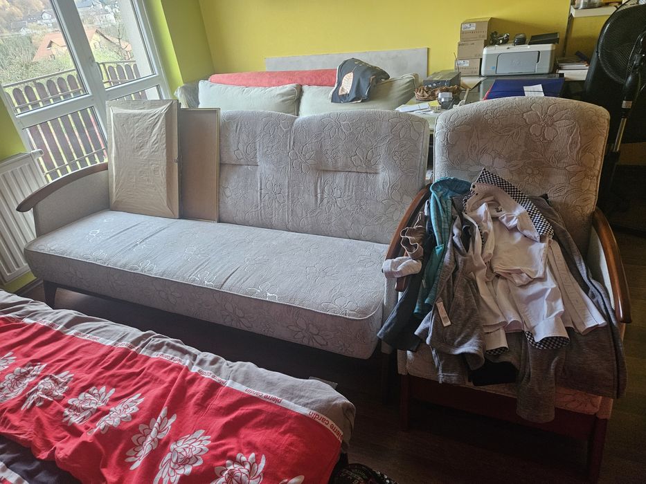 Wersalka rozkładana i 2 fotele oddam