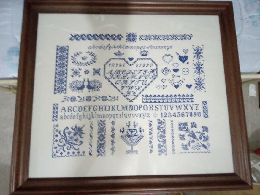 Agora €60, Quadro em ponto de cruz