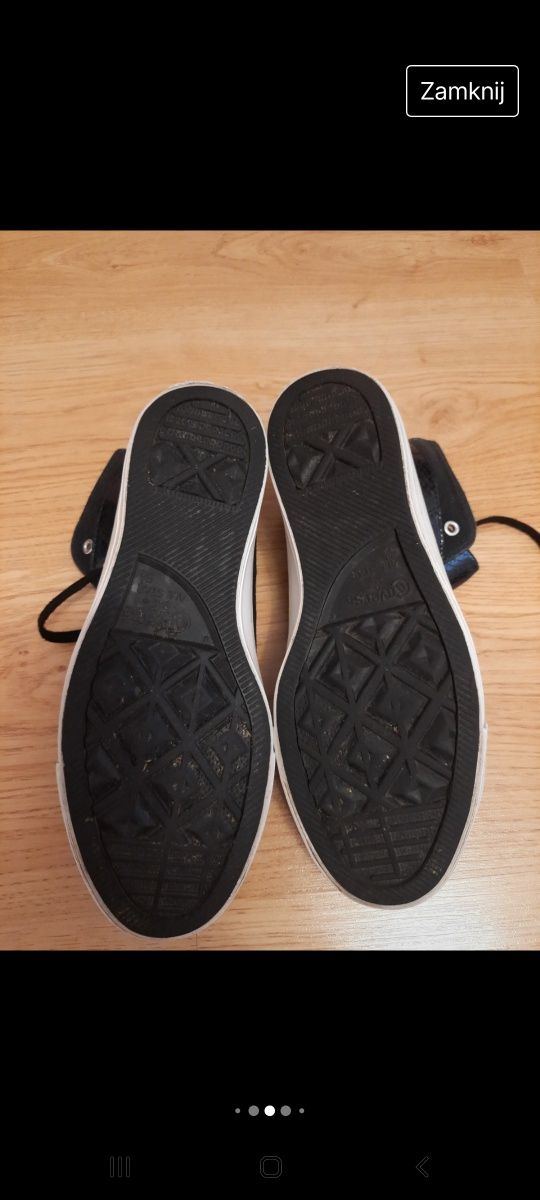 Buty damskie Converse czarne 38