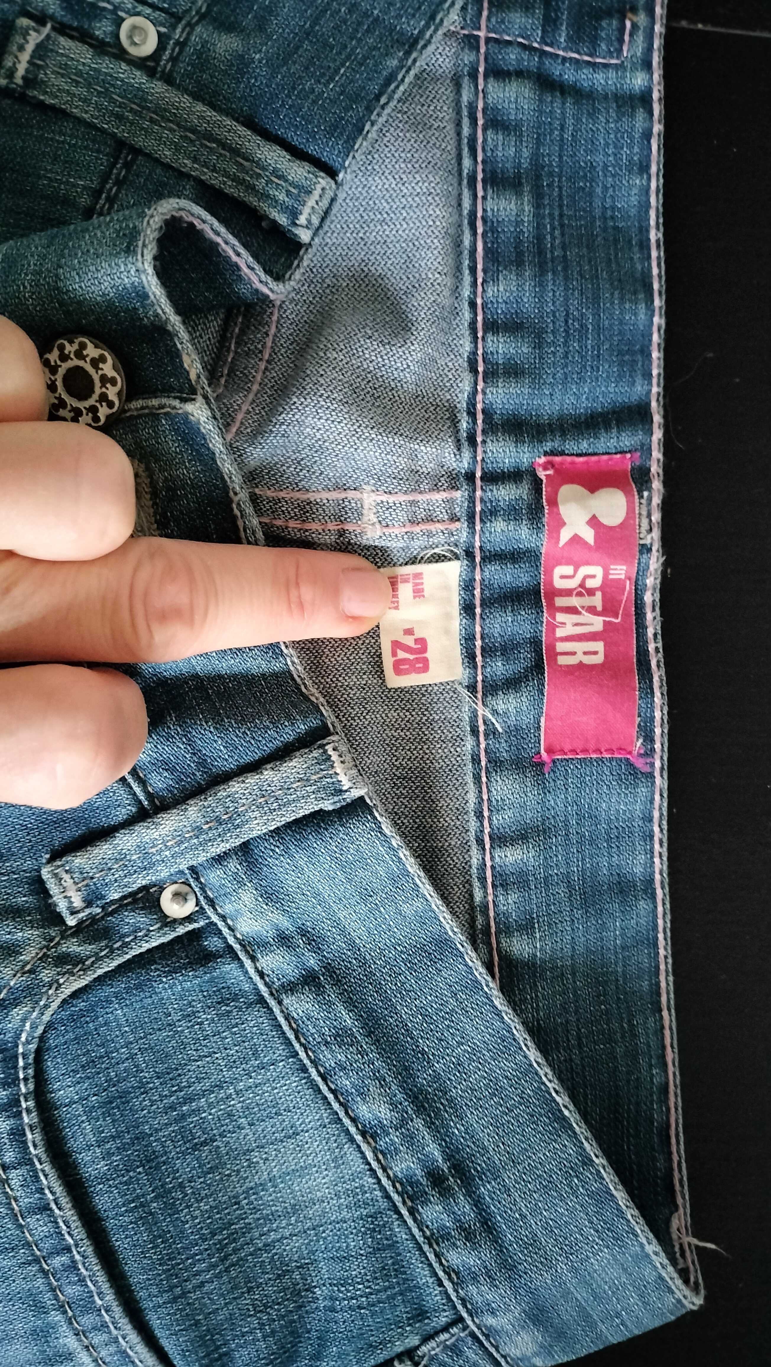 JEANSY FIT STAR, damskie, rozmiar 28