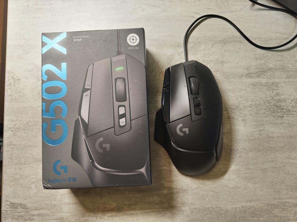 Logitech g502x ігрова миша