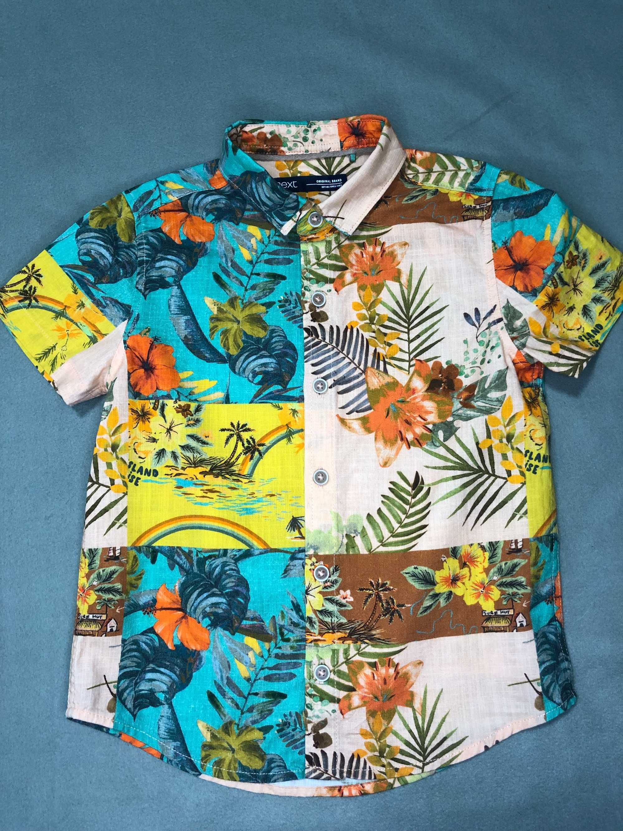 Літня гавайська сорочка від Next, для хлопчиків 2-3 років, знижка