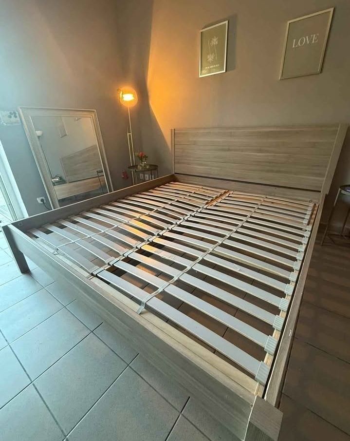 Łóżko Ikea Nyvoll 180x200, stelaż, materac GRATIS, dostawa