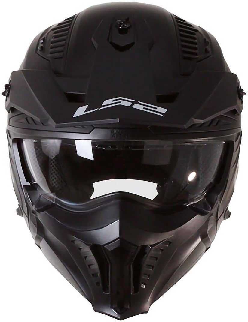 LS2, crossoverowy kask motocyklowy DRIFTER solid mat black 2206, L