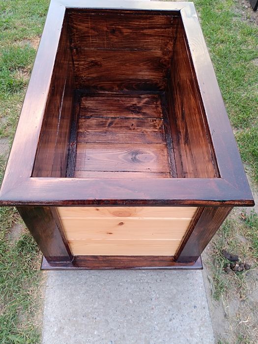 Doniczka (donica) ogrodowa drewniana Duża