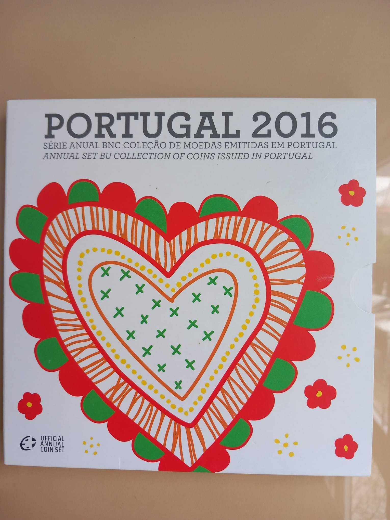 Carteiras anuais de Euros - vários anos