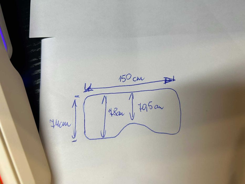 Biurko regulowane elektrycznie