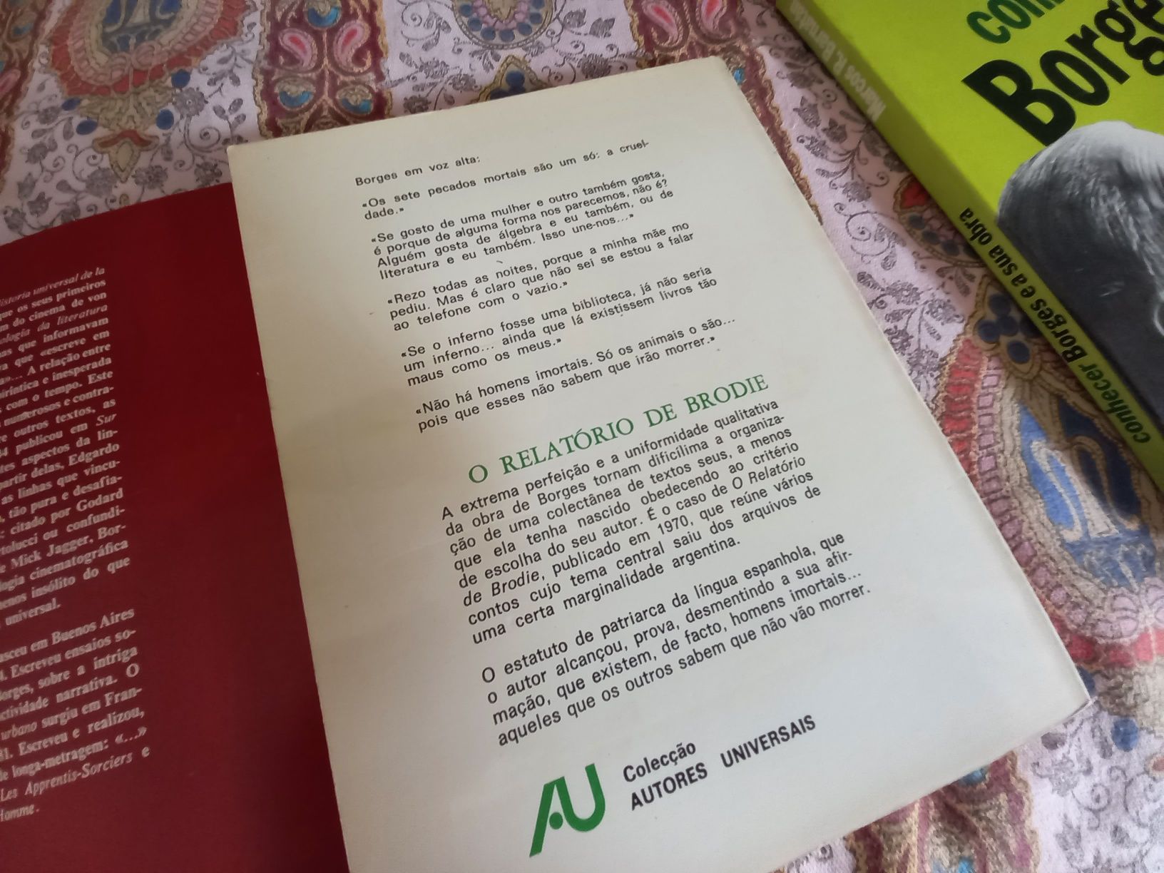 Jorge Luís Borges dois livros