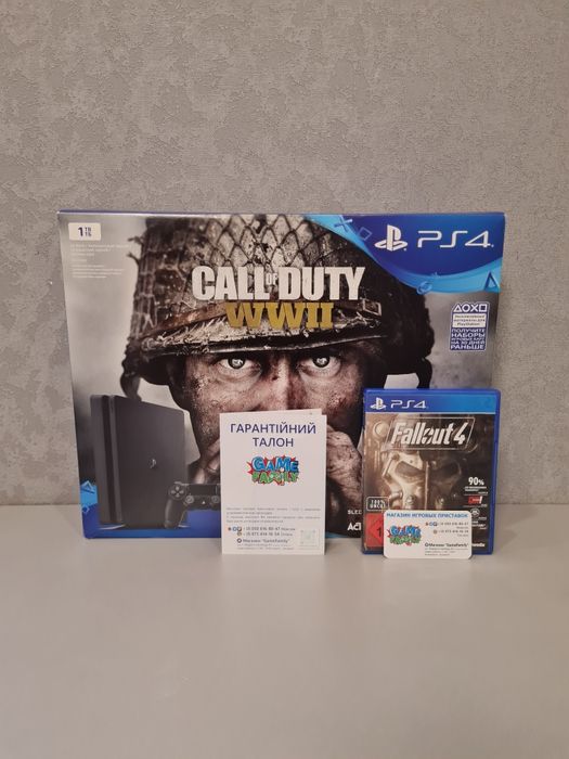 Ps4 Slim 1TB 1024GB Sony Playstation 4 Ps 12 Місяців Гарантія Магазин
