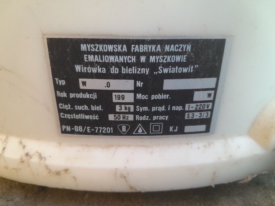 Wirówka Światowit PRL