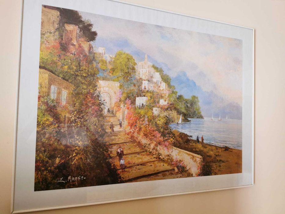 Quadros IKEA com reprodução paisagens