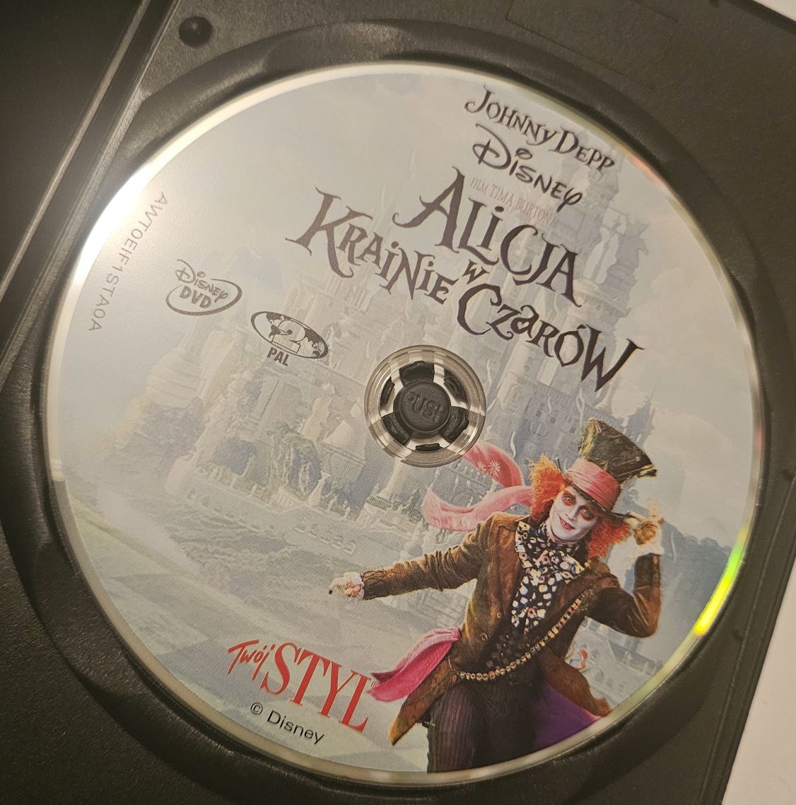 Alicja w Krainie Czarów film dvd Johnny Depp Disney