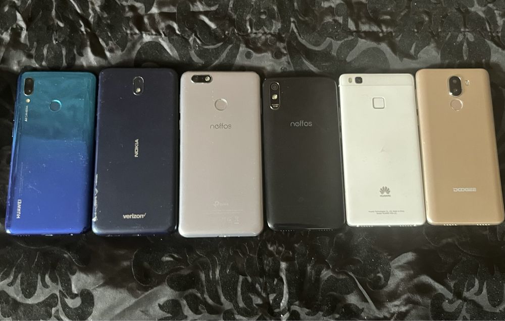 Huawei, Nokia, Neffos, Doogee