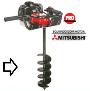 AG500-TLE48 Perfurador de solo 47,1 cm3 2,45CV NOVO