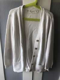 Casaco de malha Zara knit Branco - tam. M Mex. 28