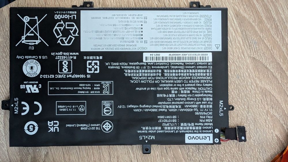 lenovo thinkPad L14 разборка
