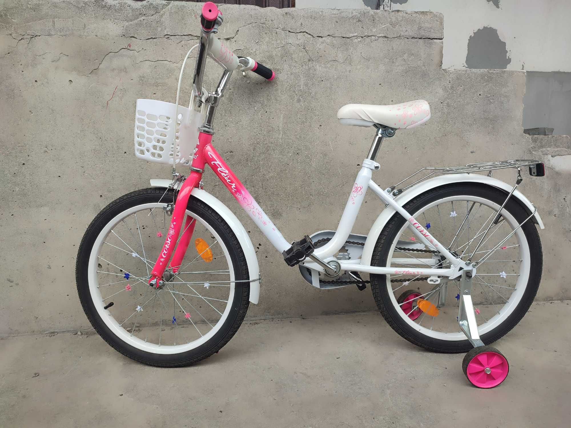 Велосипед для дівчинки, як новий, колеса 20 дюймів