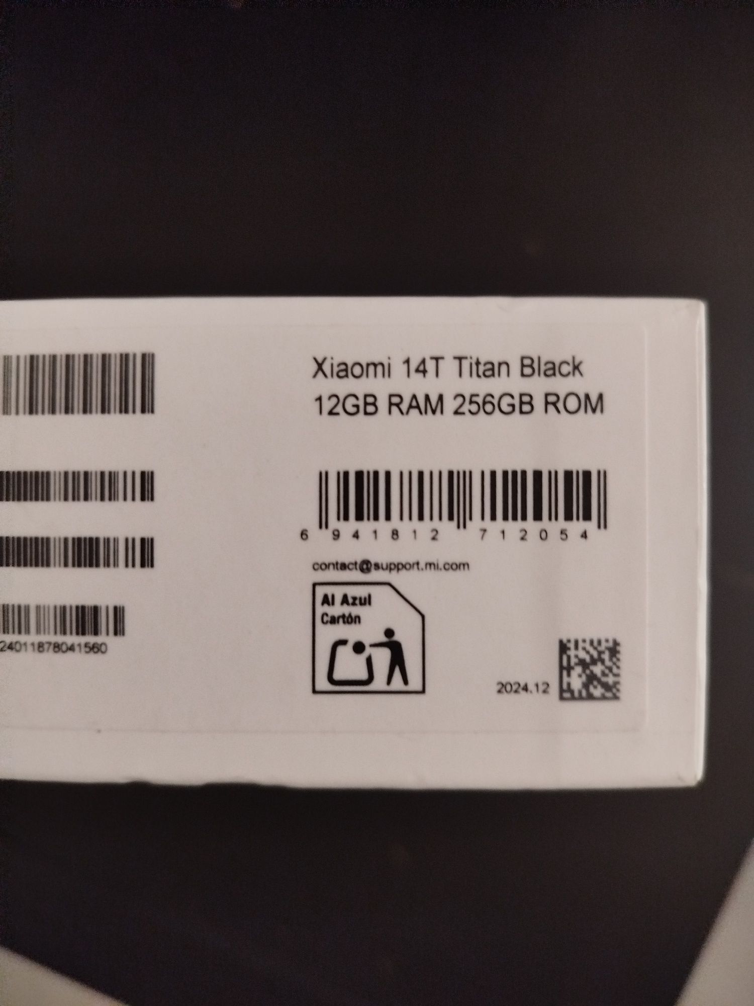 Xiaomi 14T 6.67" 12GB/256GB Dual SIM Titanium Black