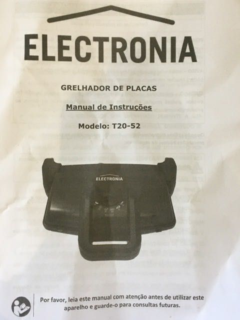 Grelhador Eletronia novo