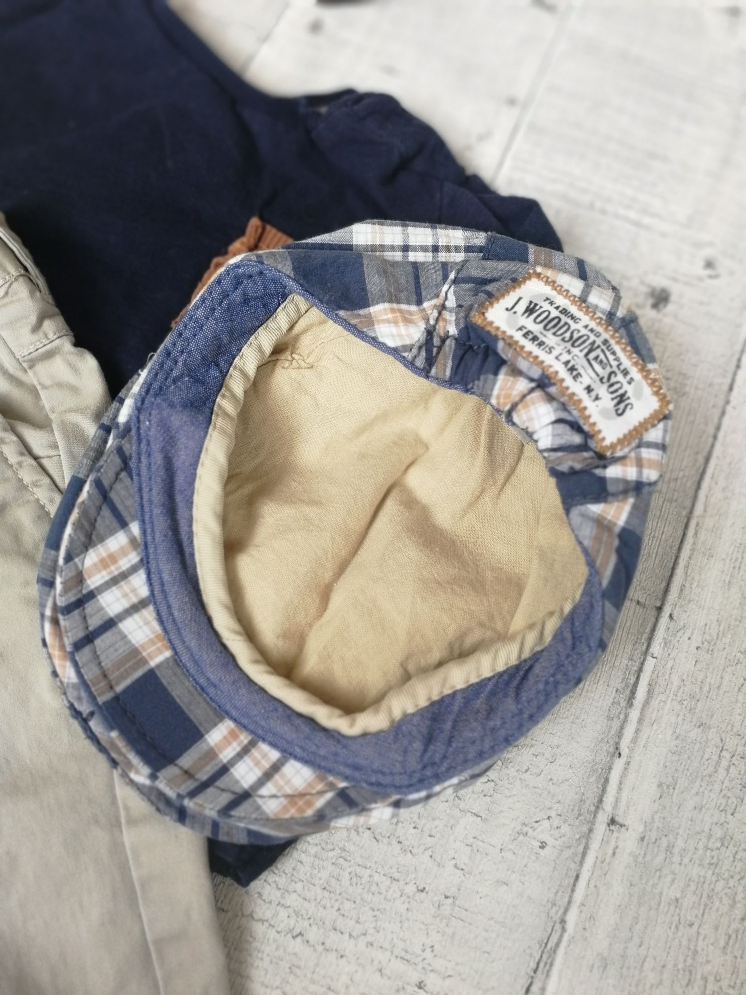 Elegancki zestaw paka Kaszkiet 68 Zara h&m