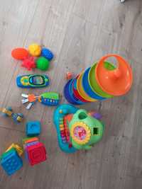 Zabawki dla niemowlaka , mega zestaw, Interaktywne i edukacyjne