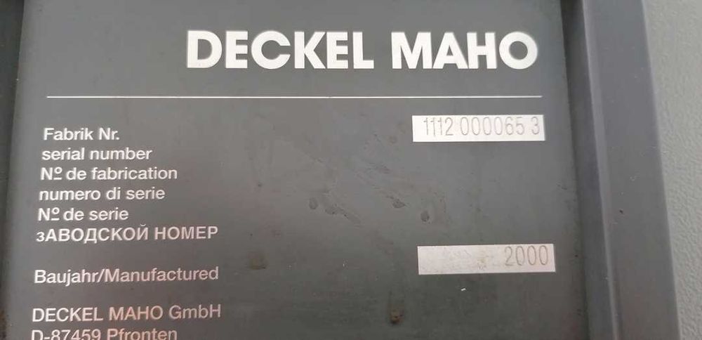 Centro de Maquinação 4 eixos DMU 60T