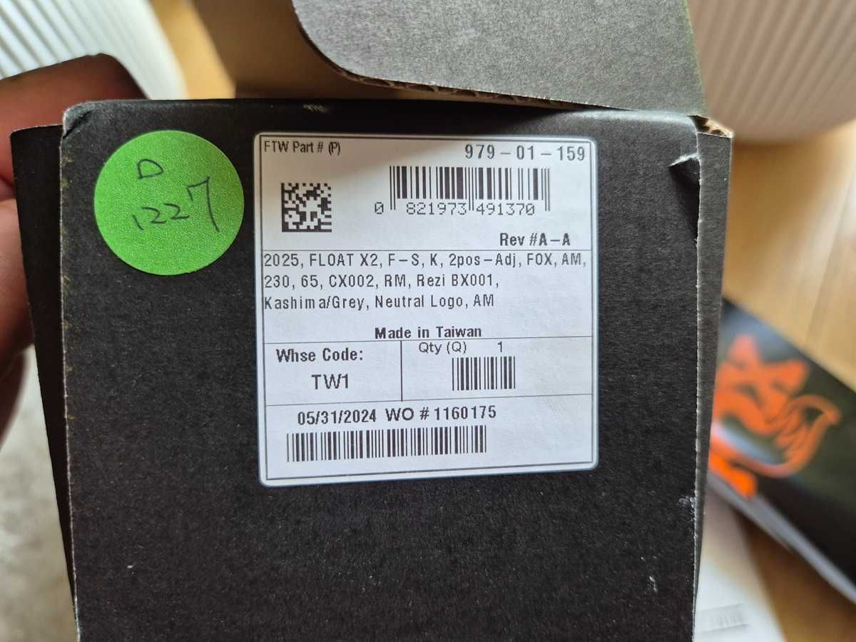 FOX FLOAT X2 230x65 model 2025