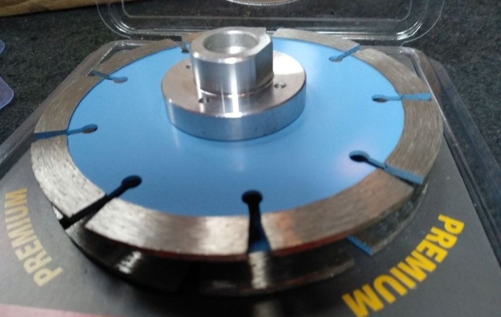 Диск алмазный штроборез двойной