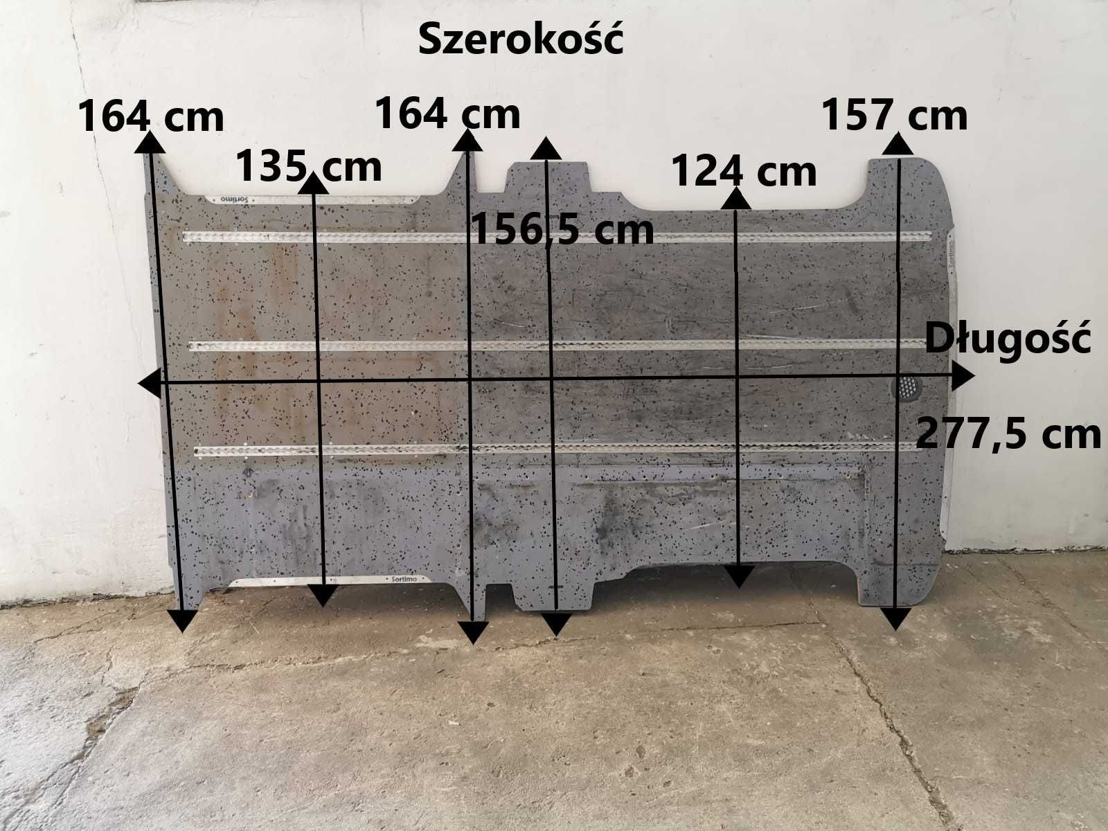 Płyta podłogowa podłoga obicie podłogi SORTIMO VW T5 T6 LANG do busa