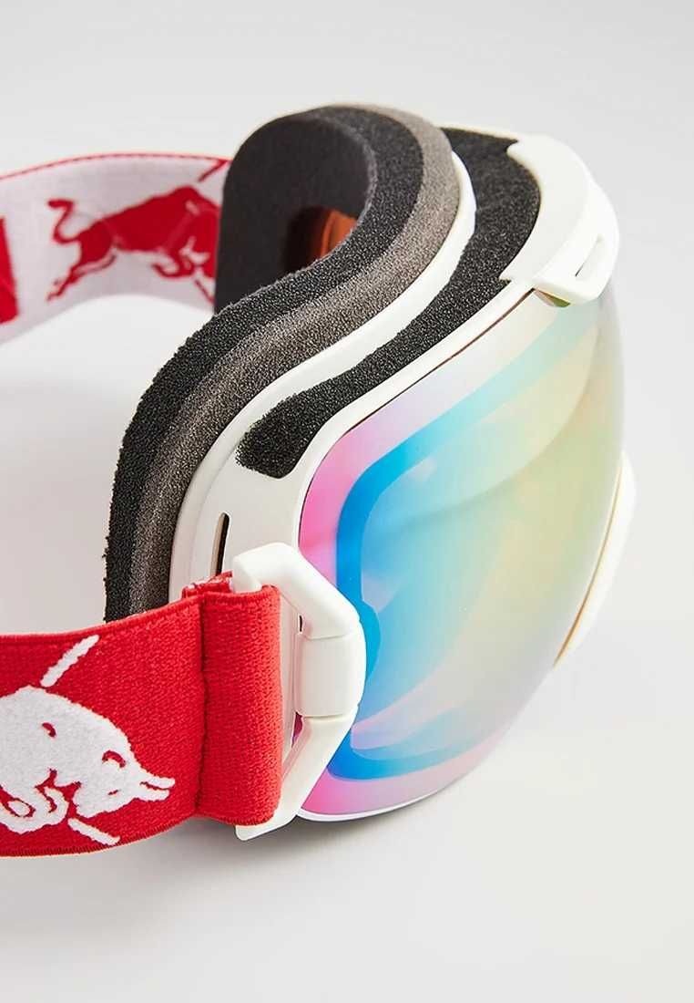 Modne Nowe gogle narciarskie Red Bull Spect snowboardowe czerwone