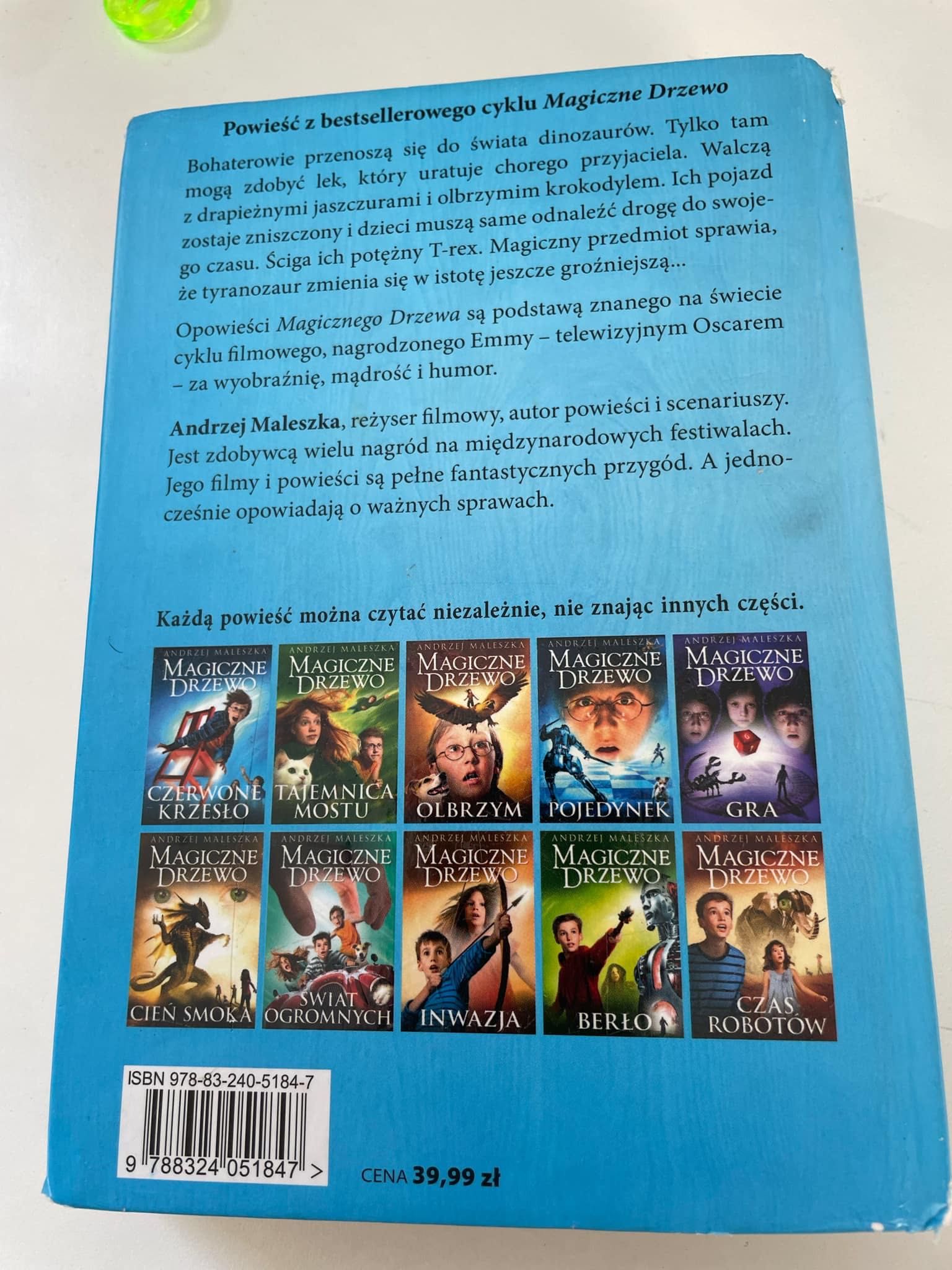 Magiczne drzewo Pióro T-Rexa Andrzej Maleszka
