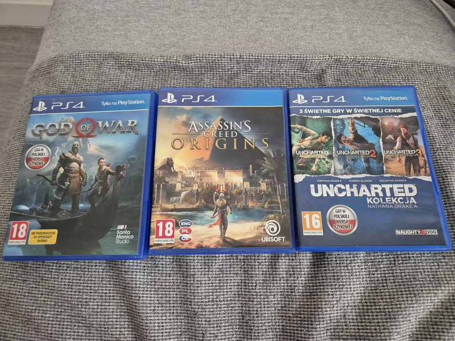 God of war,  Assasin creed origins.