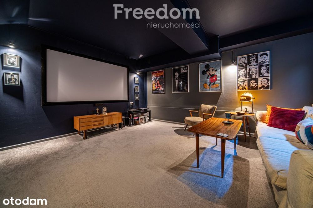 Prestiżowy dom na Wilanowie - z kominkiem i kinem