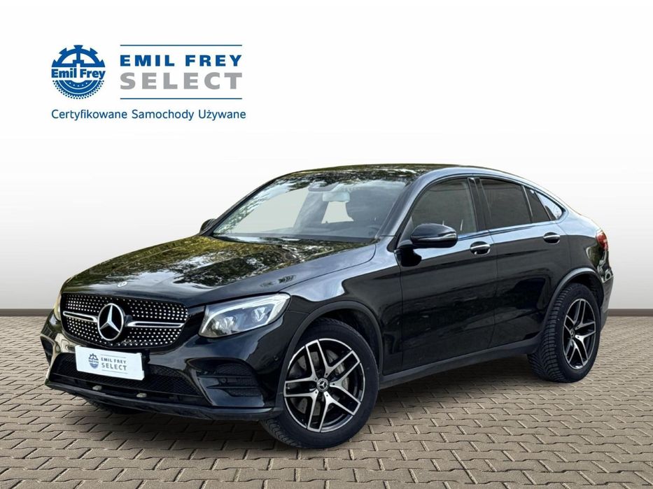 Mercedes-Benz GLC 250 4Matic Coupe AMG Line, Pakiet Night, Keyless, Ambiente, FV 0%