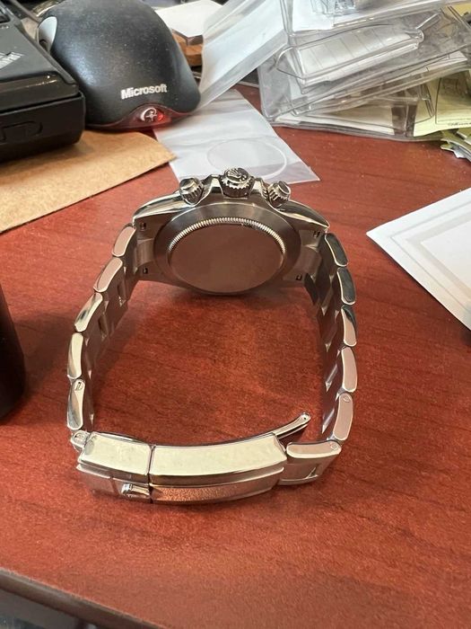 Relógio Rolex Cosmograph Daytona 40mm em aço inoxidável