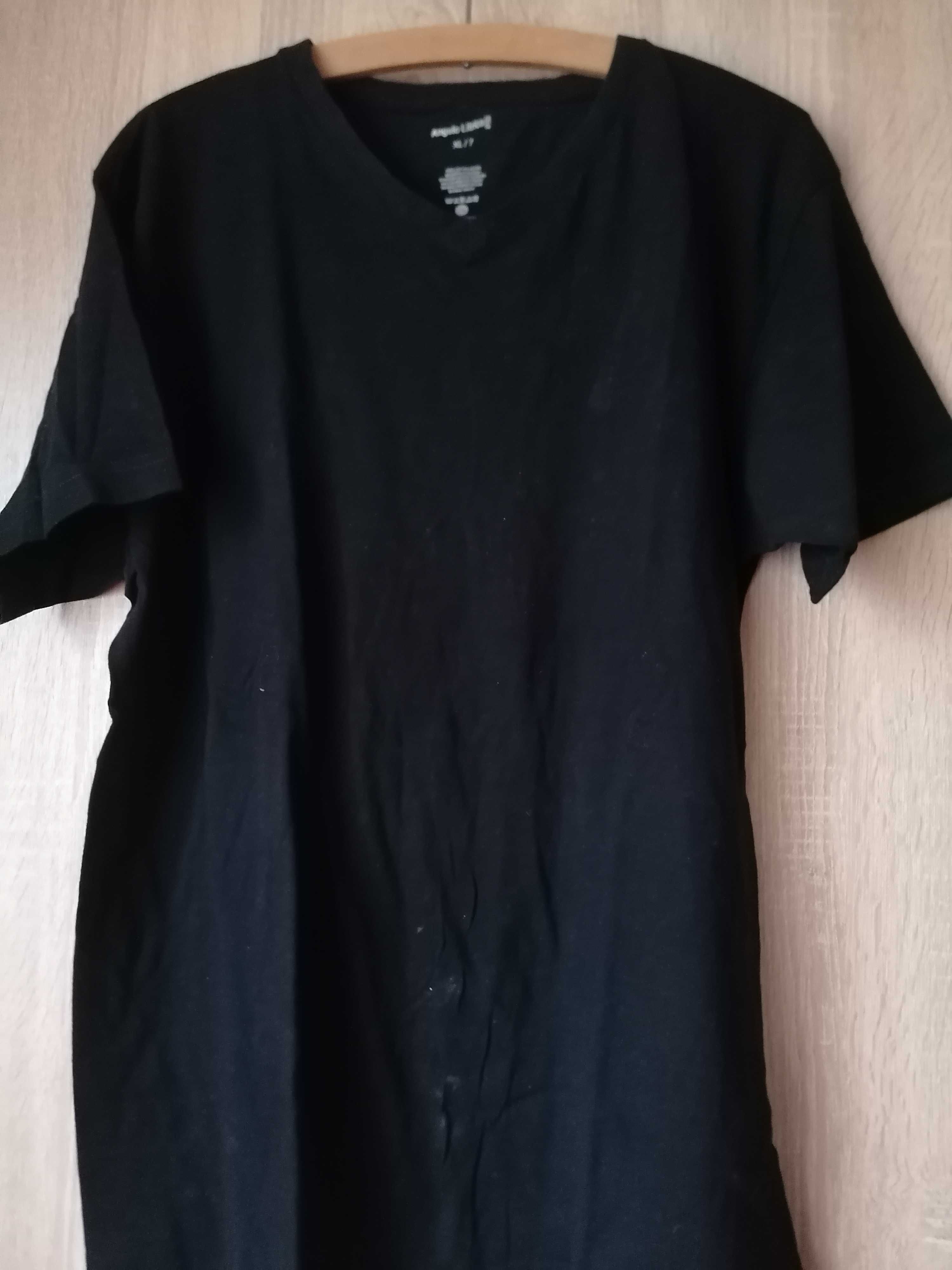 Podkoszulek,T-shirt Angelo Litrico czarny.Rozmiar XL